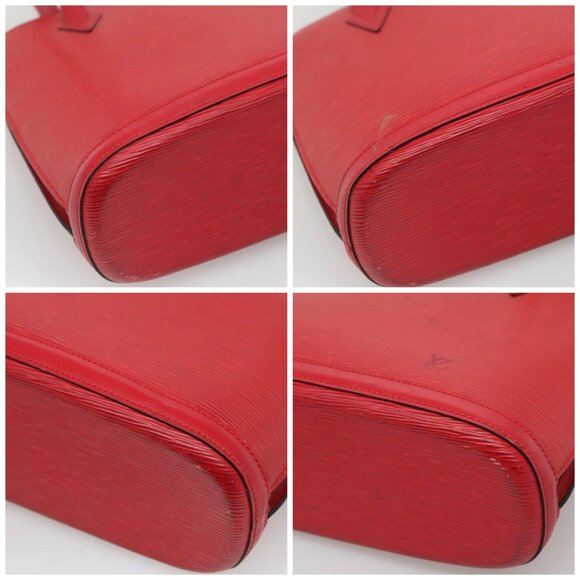 LOUIS VUITTON Epi Lussac Shoulder Bag Red M52287 LV Auth 116939 - Picture 15 of 16